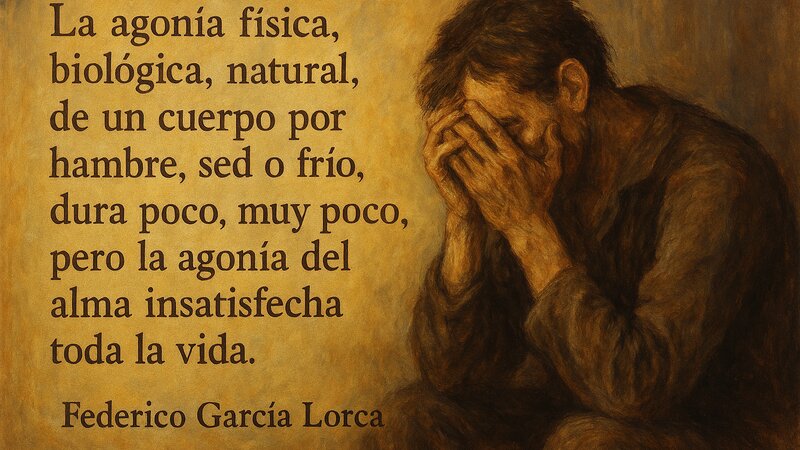 La agonía física biológica