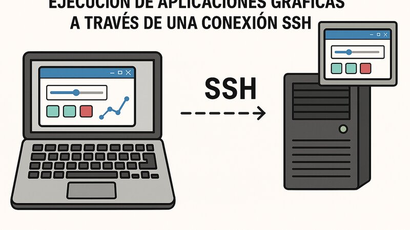 Ejecutar aplicaciones modo gráfico a través de una conexión ssh