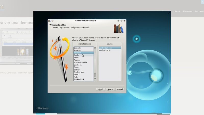 Calibre potente gestor de e-libros
