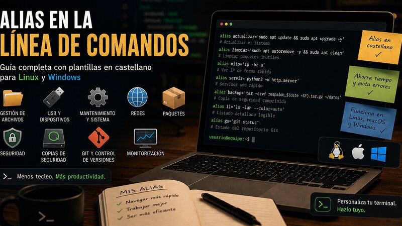 Alias en la Línea de Comandos: Guía Completa con Plantillas en Castellano para Linux y Windows