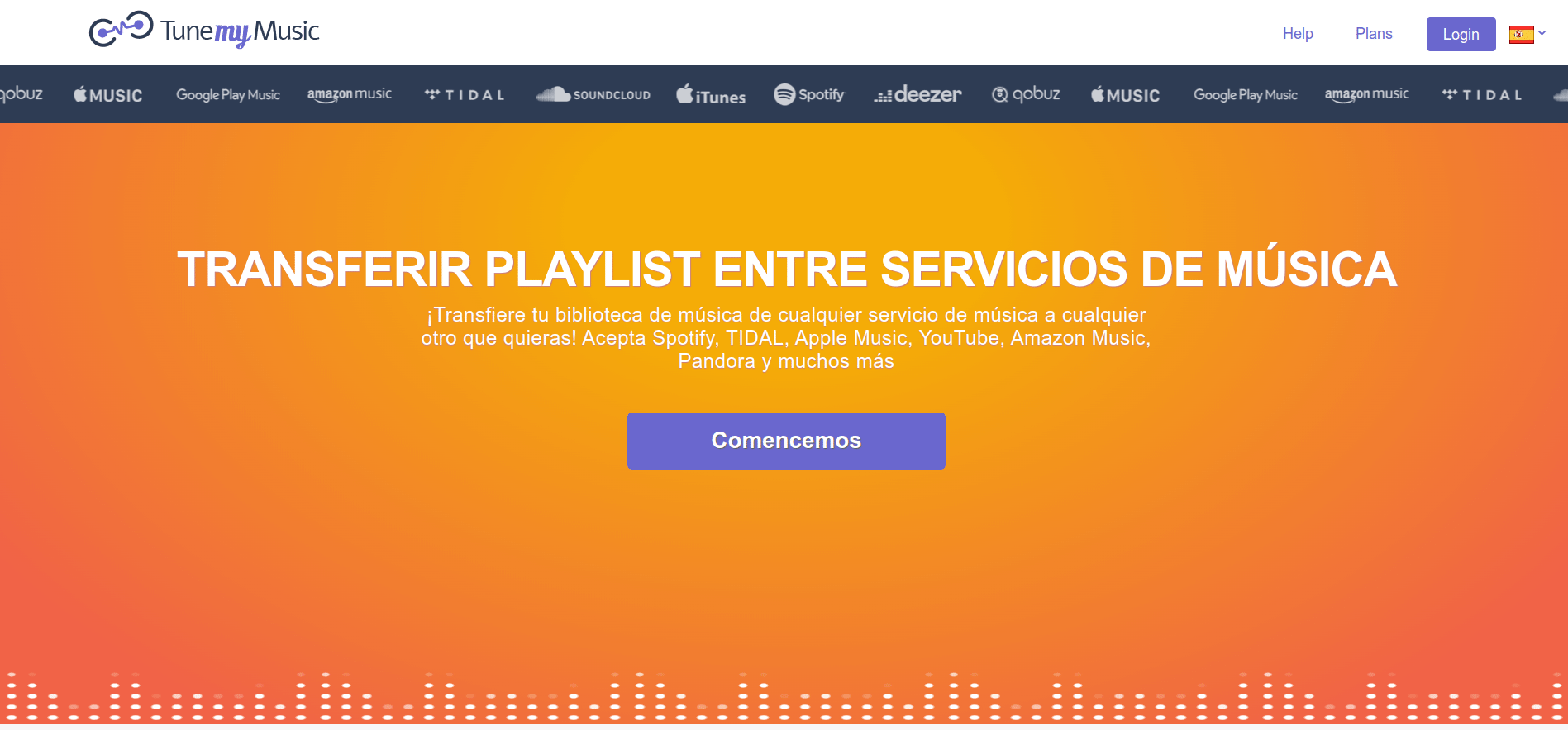 Transferir listas de reproducción entre nuestros servicios de música online