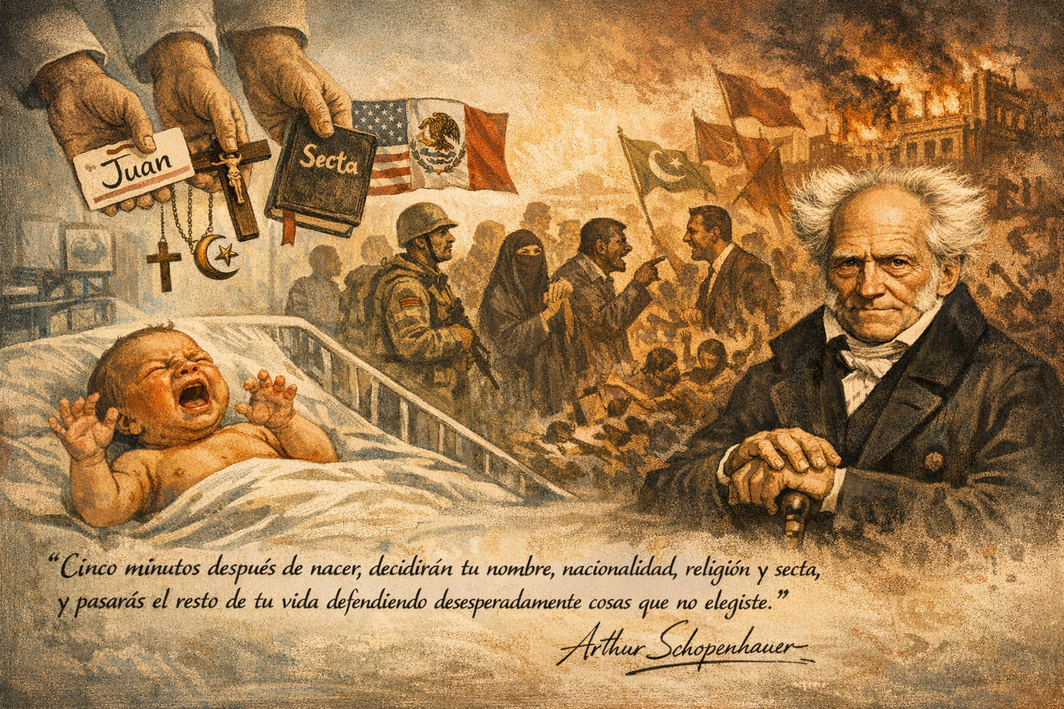 Cinco minutos después de nacer