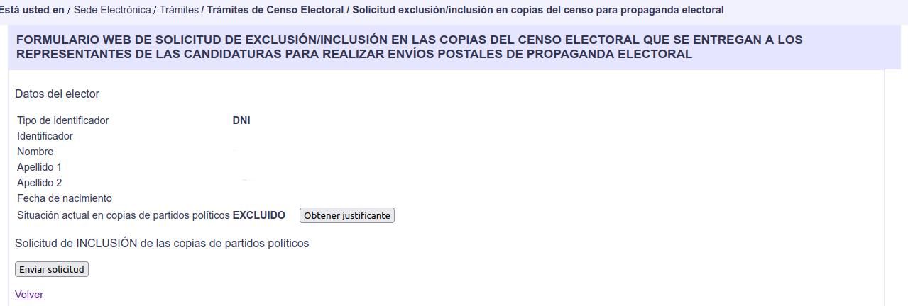 Evitar que te envíen propaganda electoral a tu buzón