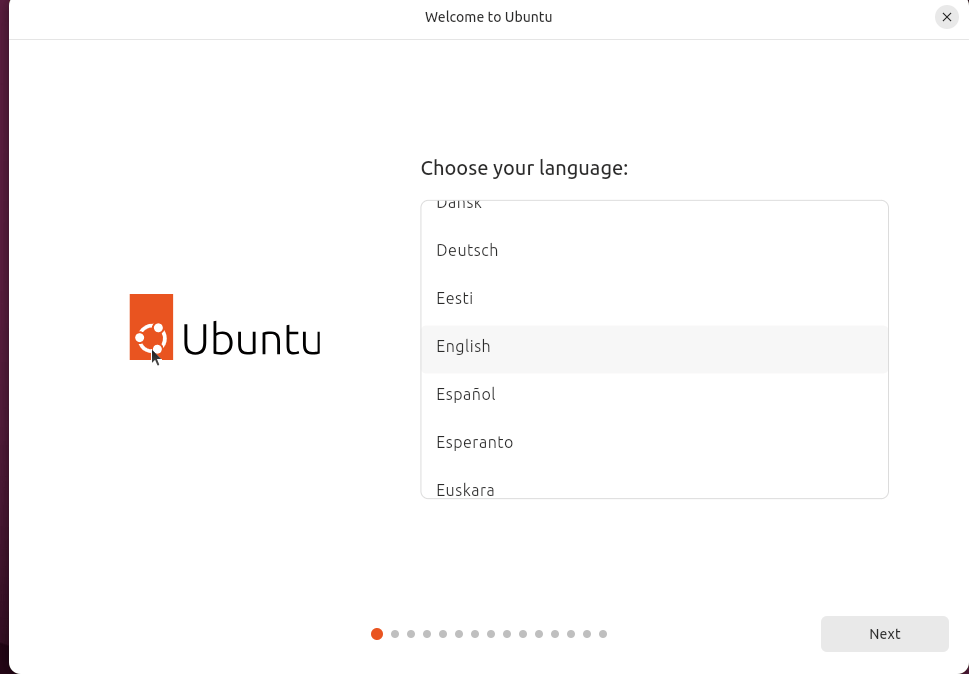 Tipo de instalación animación