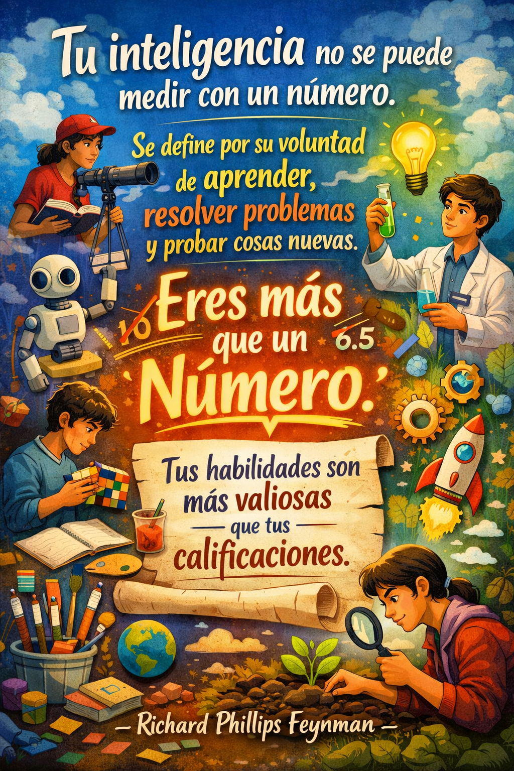 Tu inteligencia no se puede medir con un número