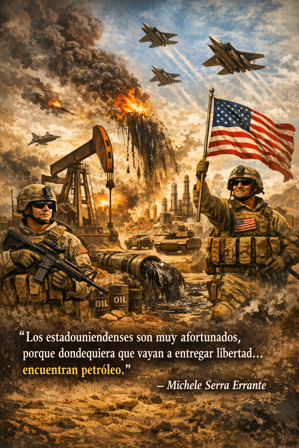 Los estadounidenses son muy afortunados