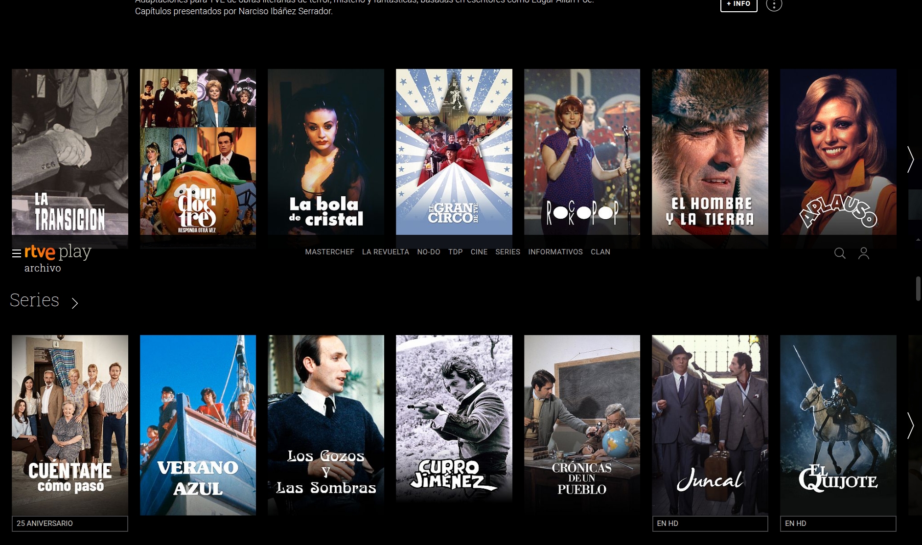 RTVE Play, la plataforma de streaming gratuita de la televisión pública