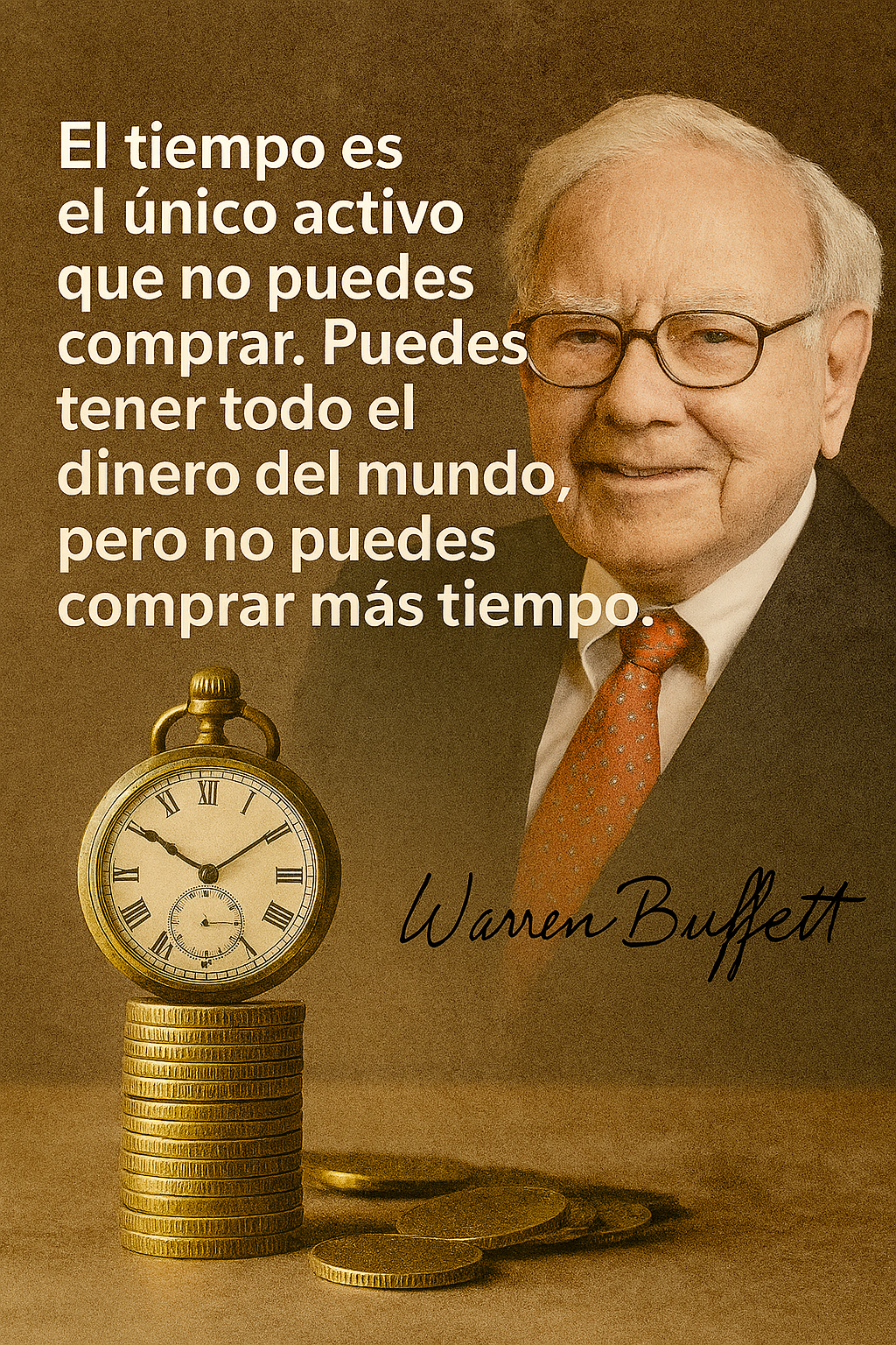 El tiempo es el único activo que no puedes comprar